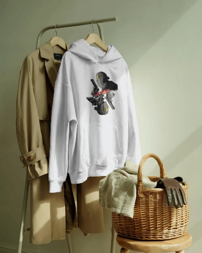 Unisex Oversized Hoodie 100% cotton, 400 GSM – soft, DTG Printed