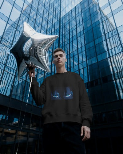 The Monarch's Gaze" Heavyweight Oversized Sweatshirt